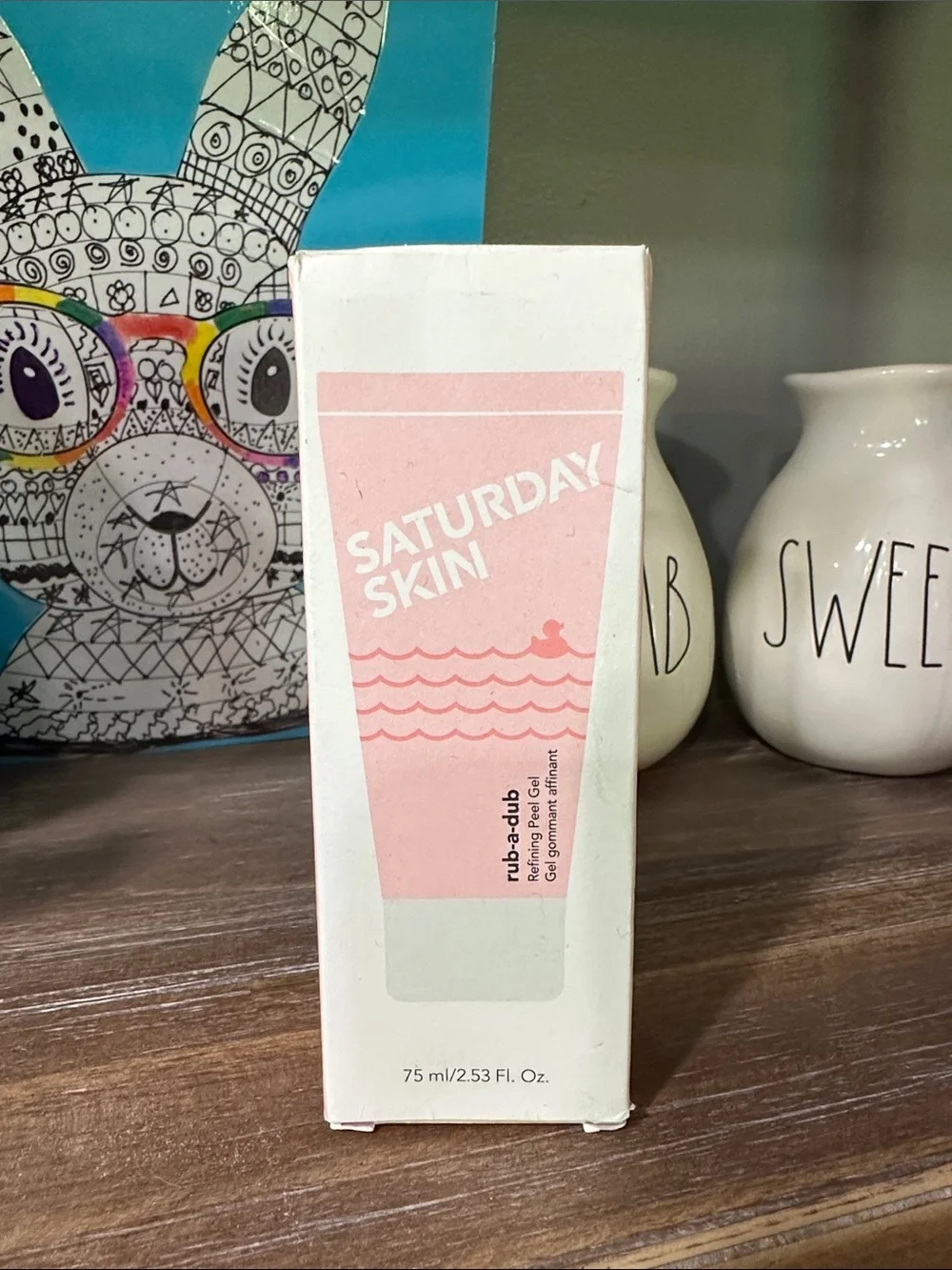 Saturday Skin Rub-a-dub Exfoliating Gel Cleanser — Soft Pink